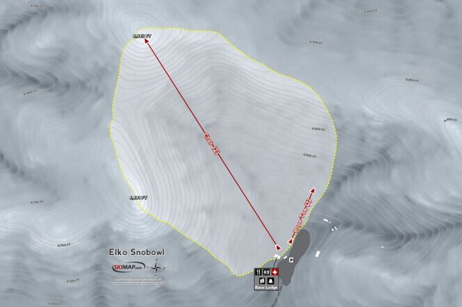 Elko Snobowl trailmap