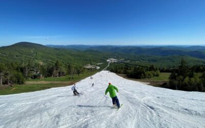 Skiing in May