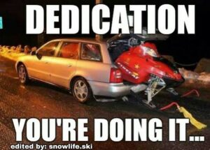 Snowmobile meme