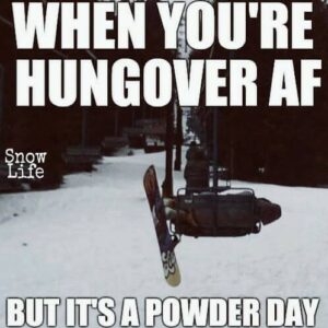 Funny snowboard meme