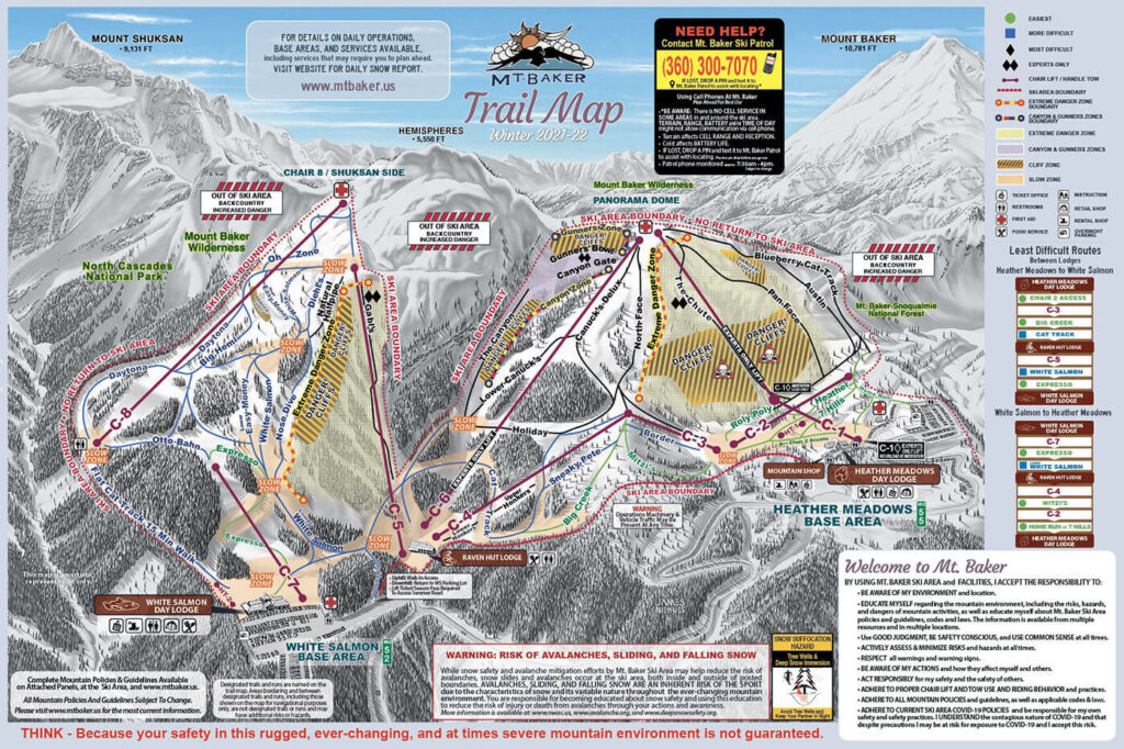 Mt. Baker trailmap