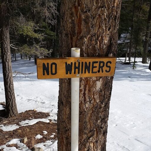 Funny ski trail