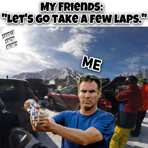 Funny ski meme