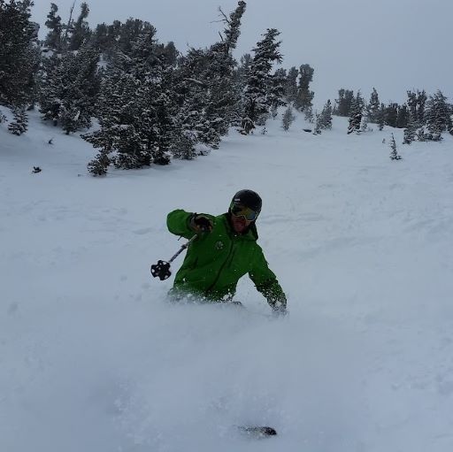 Powder skiing