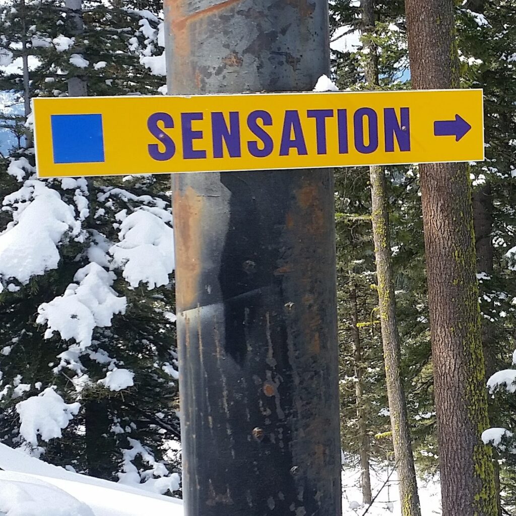 Sensation ski trail