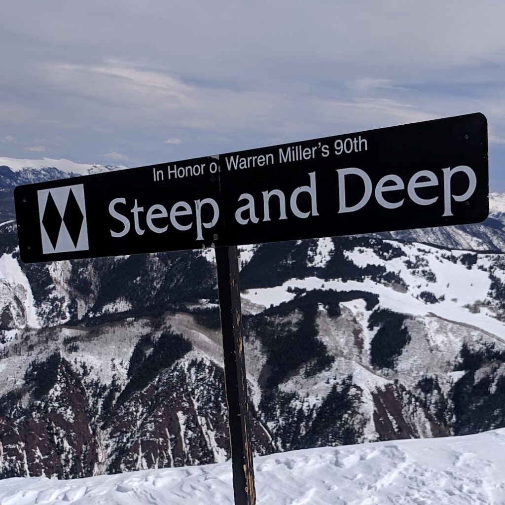 Steep and Deep ski trail