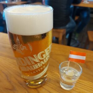 Beer and a shot