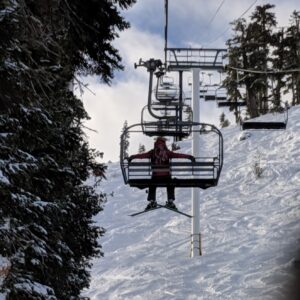 Chairlift rider
