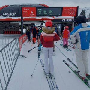 European skiers