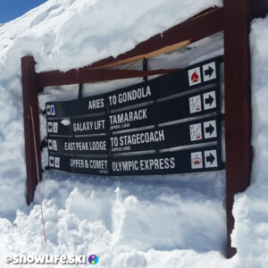 Heavenly snow sign