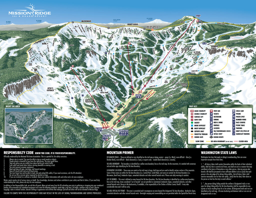 Mission Ridge Trail Map