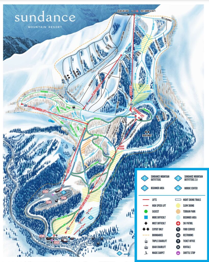 Sundance Trail Map