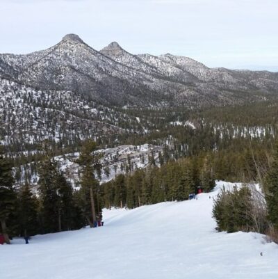 Lee Canyon ski trail
